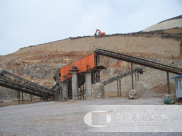 山西日产3000吨石料生产线筛分设备